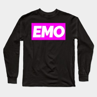 MINIMAL EMO LOGO Long Sleeve T-Shirt